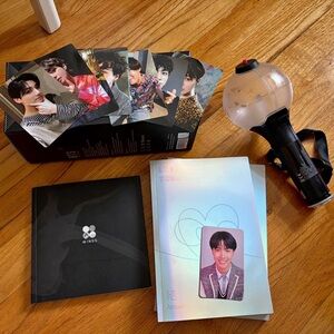BTS Album Set with Photocards and Lightstick